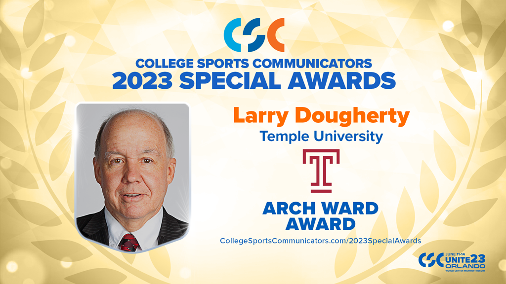 2023 Special Awards Salute: Larry Dougherty (Temple), Arch Ward Award